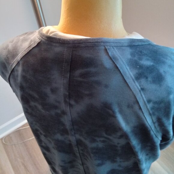 Style &Co XL Navy Tie Dyed  Sweatshirt - Picture 4 of 8